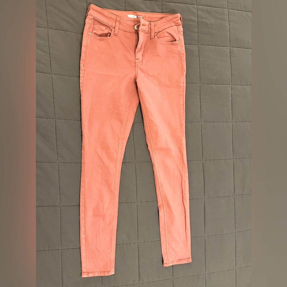 Old Navy size 2 Rockstar skinny mid-rise Rose color jeans